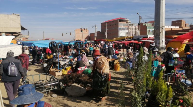 Luis Terceros: Comerciantes de Feria Puente Vela incumplen compromisos para evitar de coronavirus - El Alto Digital